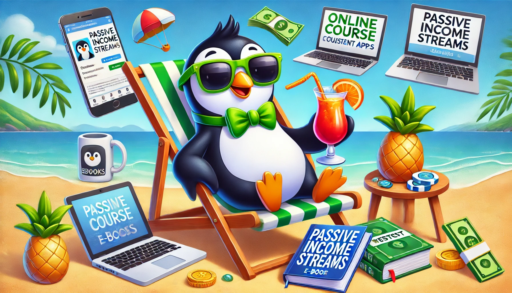Penguin beach