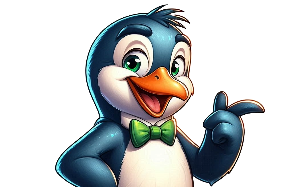 penguin cover half